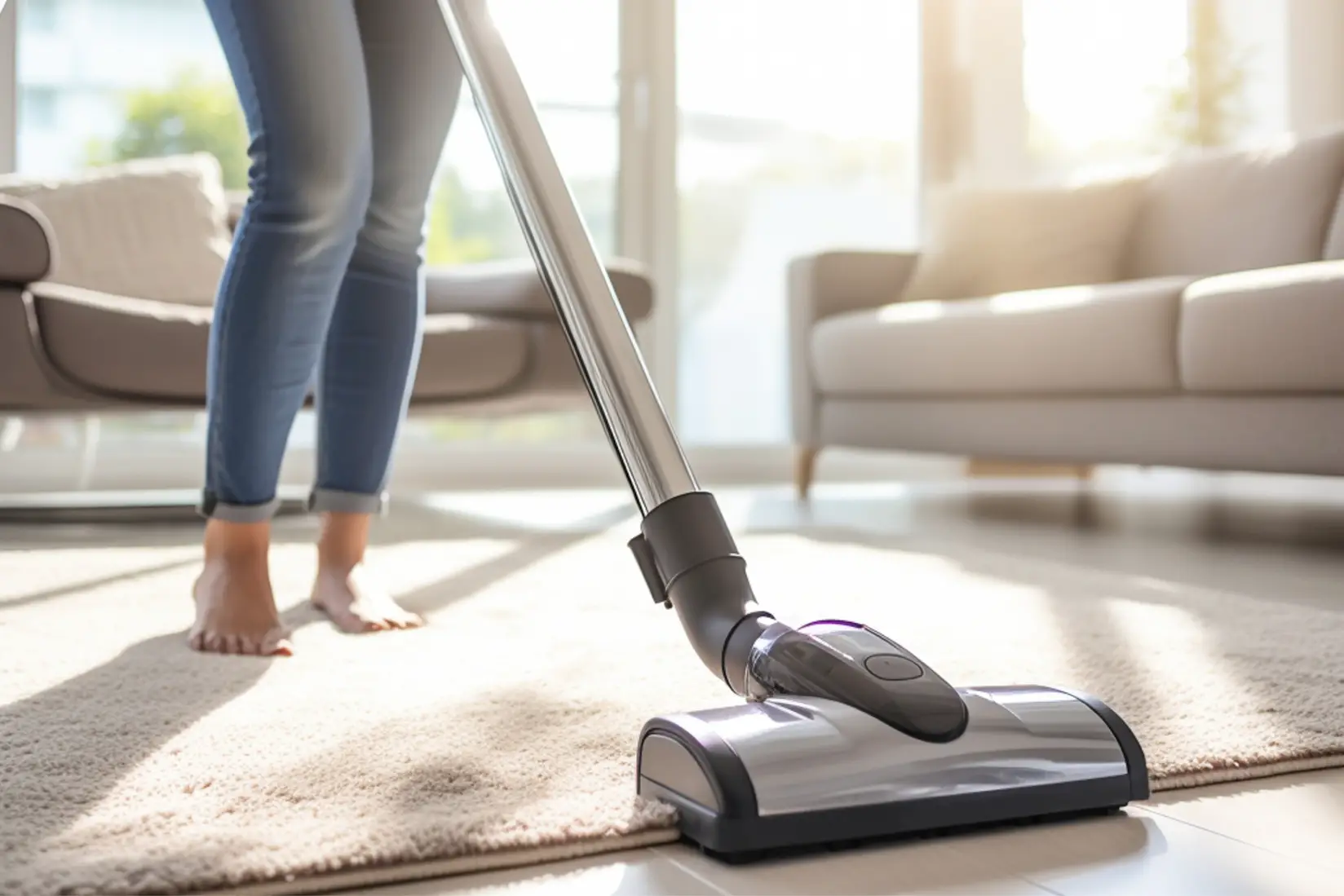 Carpet beetles don't bite but if you vacuum the carpet, you can keep them away. 