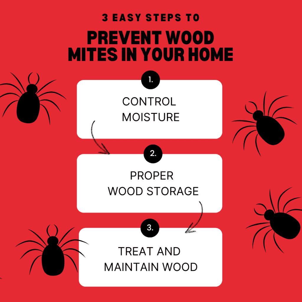 3 Easy Steps to Prevent Wood Mites in your Home